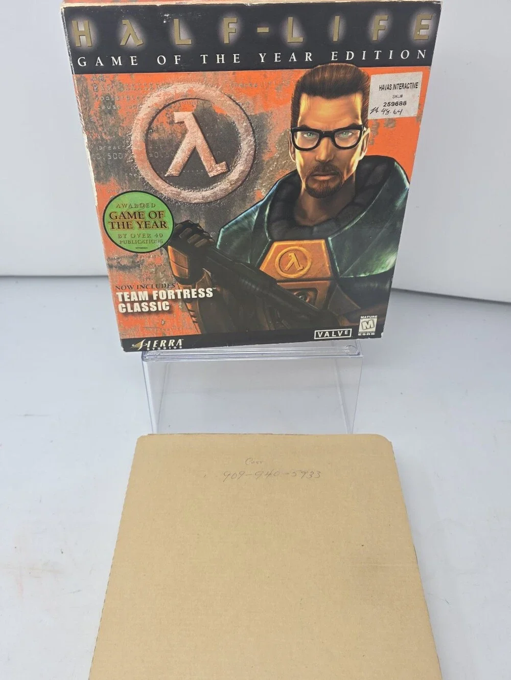 Half-Life Game of the Year Edition PC Windows PC Computer Complete Big Box CIB